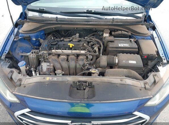 5NPD74LF5HH126759 2017 HYUNDAI ELANTRA Blue უკანა ხედი