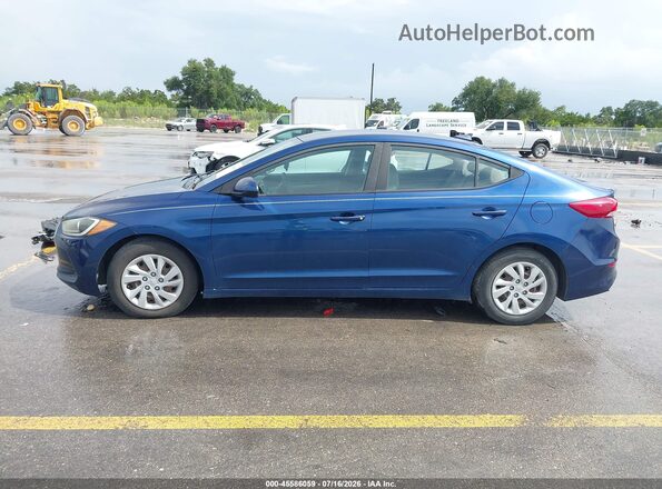5NPD74LF5HH126759 2017 HYUNDAI ELANTRA Blue სალონის 360-გრადუსიანი ხედი