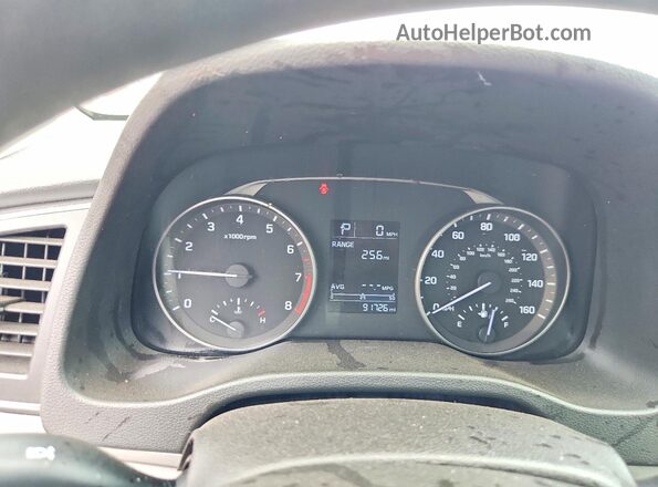 5NPD74LF5HH158501 2017 HYUNDAI ELANTRA Silver ხელსაწყოთა პანელის ხედი
