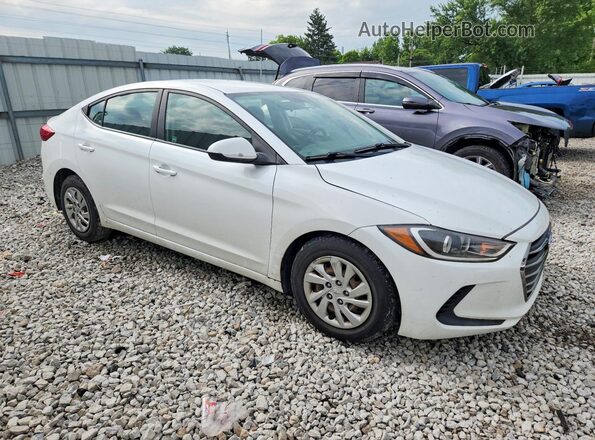 5NPD74LF5JH215639 2018 HYUNDAI ELANTRA White წინა მარჯვენა