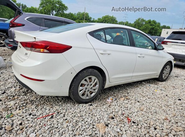 5NPD74LF5JH215639 2018 HYUNDAI ELANTRA White უკანა მარჯვენა