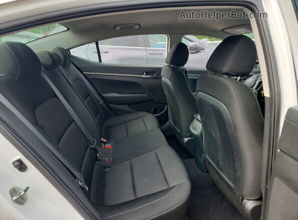5NPD74LF5JH215639 2018 HYUNDAI ELANTRA White უკანა სავარძლების ხედი