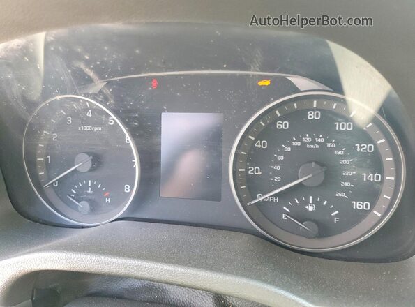 5NPD74LF5JH241724 2018 HYUNDAI ELANTRA Black Vista del cuadro de instrumentos