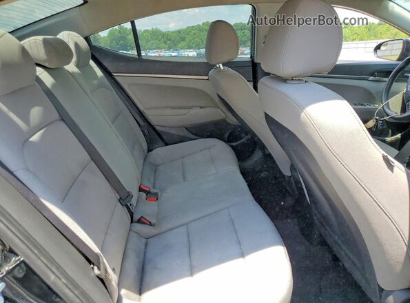 5NPD74LF5JH241724 2018 HYUNDAI ELANTRA Black Vista de los asientos traseros