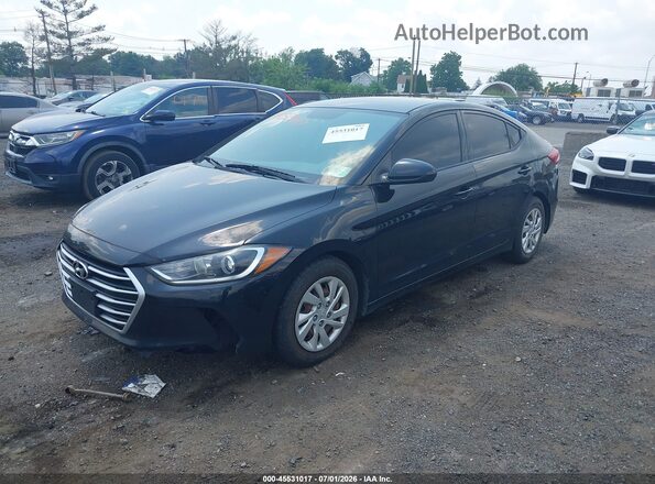 5NPD74LF5JH259320 2018 HYUNDAI ELANTRA Черный Передняя левая четверть
