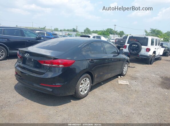 5NPD74LF5JH259320 2018 HYUNDAI ELANTRA Черный Задняя правая четверть