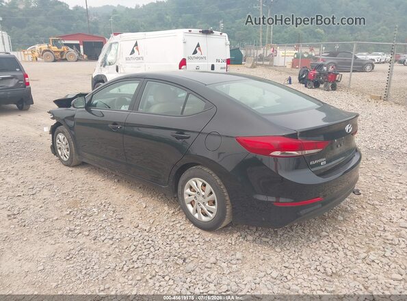 5NPD74LF5JH264436 2018 HYUNDAI ELANTRA Black Rear left