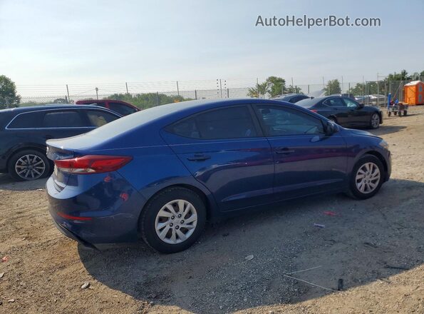 5NPD74LF5JH325672 2018 HYUNDAI ELANTRA Blue უკანა მარჯვენა