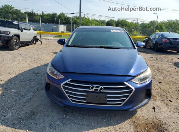 5NPD74LF5JH325672 2018 HYUNDAI ELANTRA Blue წინა ხედი