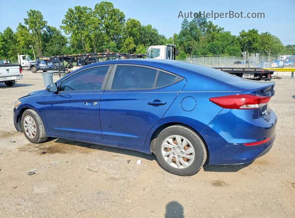 5NPD74LF5JH325672 2018 HYUNDAI ELANTRA Blue უკანა მარცხენა