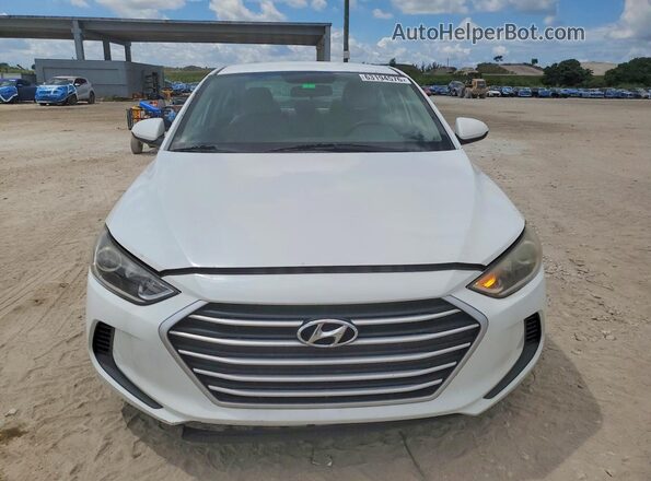 5NPD74LF5JH347333 2018 HYUNDAI ELANTRA White Դիմացի տեսք