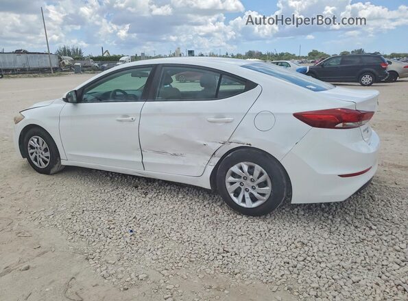 5NPD74LF5JH347333 2018 HYUNDAI ELANTRA White Հետևի ձախ