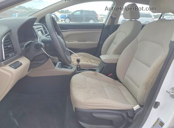 5NPD74LF5JH347333 2018 HYUNDAI ELANTRA White Սալոնի դիմացի տեսք