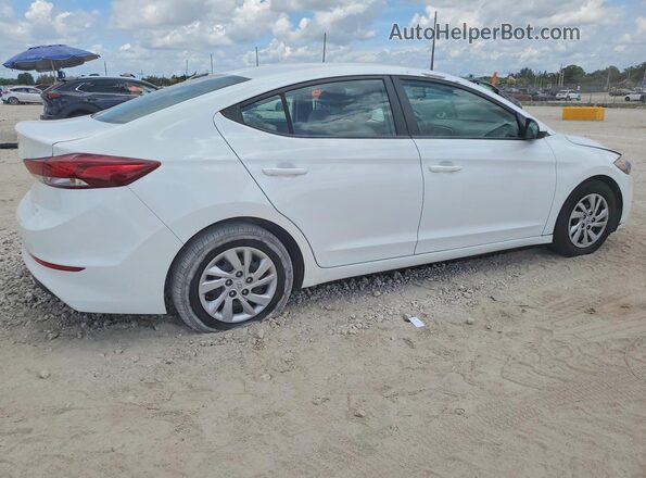 5NPD74LF5JH347333 2018 HYUNDAI ELANTRA White Հետևի աջ
