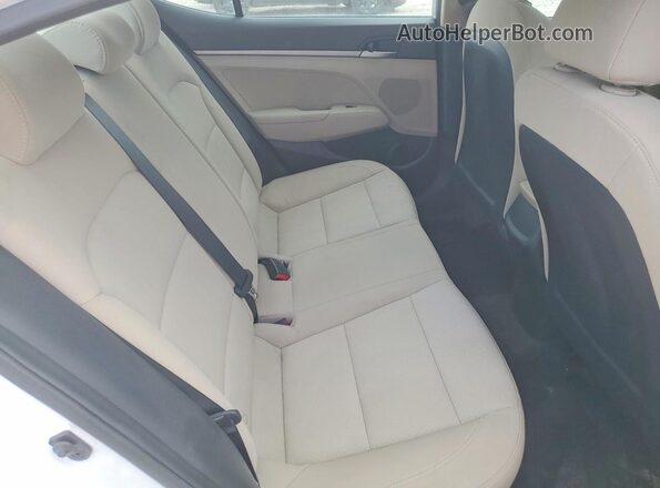 5NPD74LF5JH347333 2018 HYUNDAI ELANTRA White Հետևի նստատեղերի տեսք