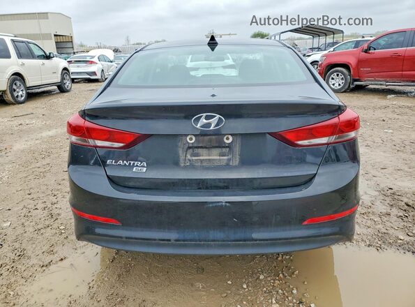 5NPD74LF5JH399500 2018 HYUNDAI ELANTRA Black Rear view