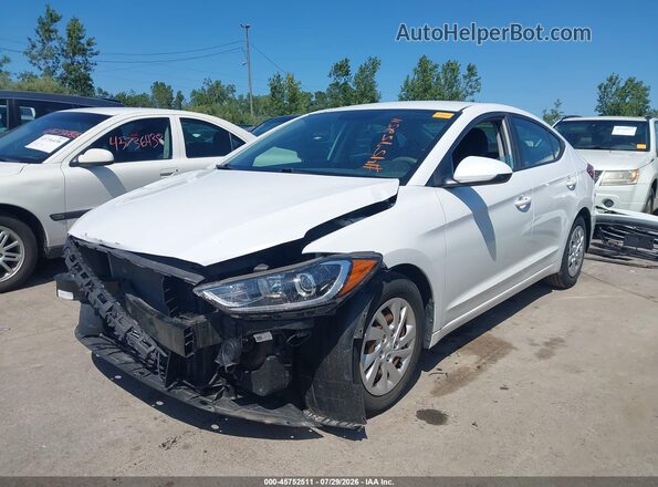 5NPD74LF5JH400029 2018 HYUNDAI ELANTRA White Przód lewy
