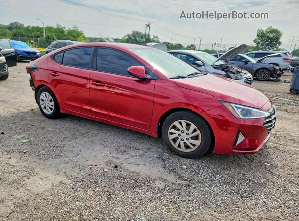 5NPD74LF5KH412070 2019 HYUNDAI ELANTRA Красный Передняя правая четверть
