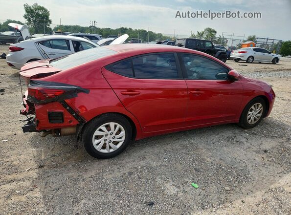 5NPD74LF5KH412070 2019 HYUNDAI ELANTRA Красный Задняя правая четверть