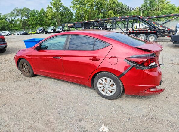 5NPD74LF5KH412070 2019 HYUNDAI ELANTRA Красный Задняя левая четверть