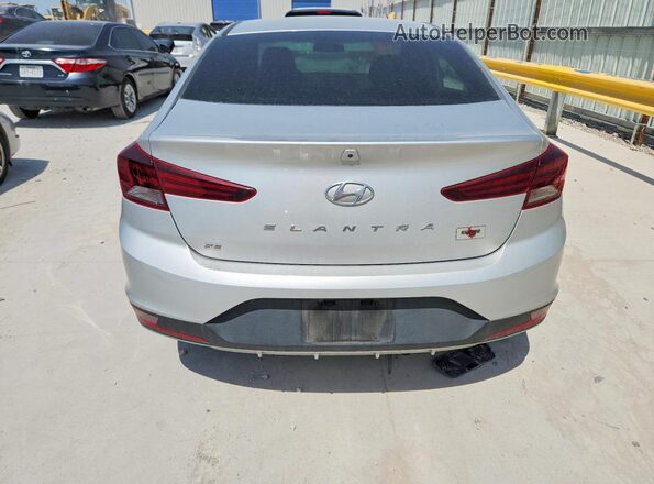 5NPD74LF5KH440919 2019 HYUNDAI ELANTRA Silver Widok wnętrza z przodu