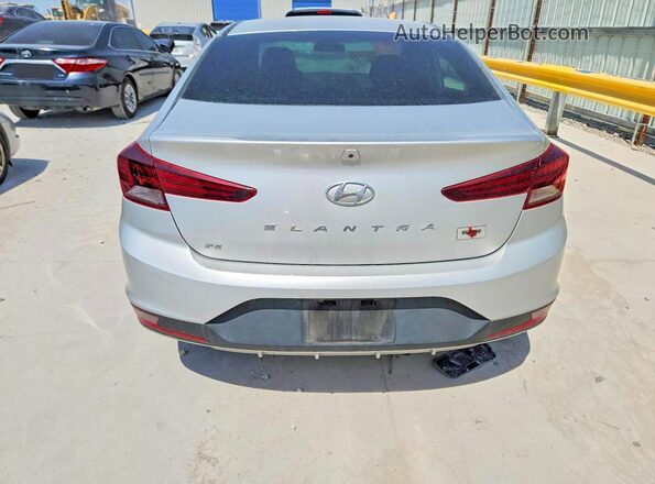 5NPD74LF5KH440919 2019 HYUNDAI ELANTRA Silver Widok deski rozdzielczej