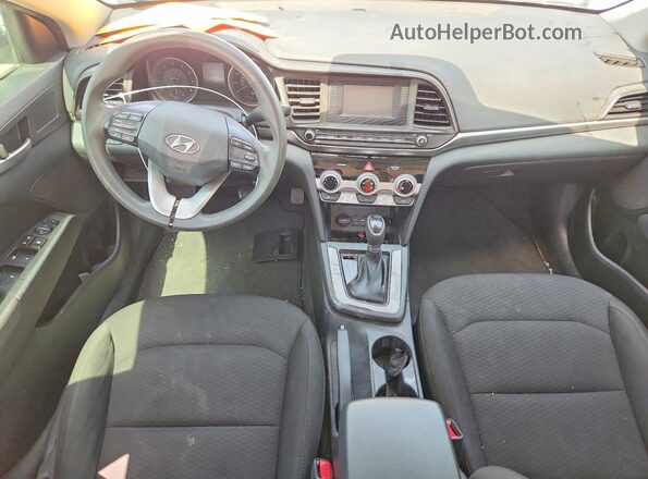 5NPD74LF5KH440919 2019 HYUNDAI ELANTRA Silver Widok tylnych siedzeń