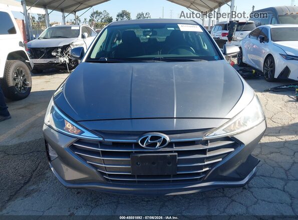 5NPD74LF5KH447403 2019 HYUNDAI ELANTRA Silver Dashboard view