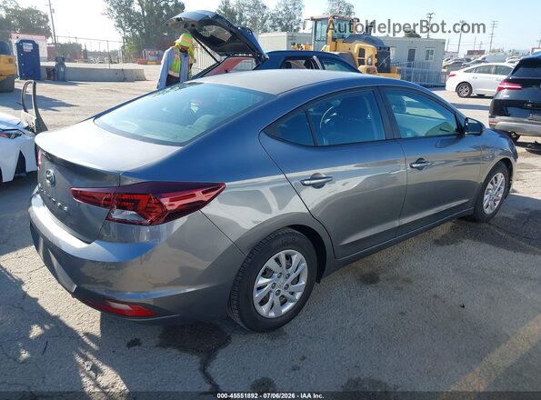 5NPD74LF5KH447403 2019 HYUNDAI ELANTRA Silver Rear right