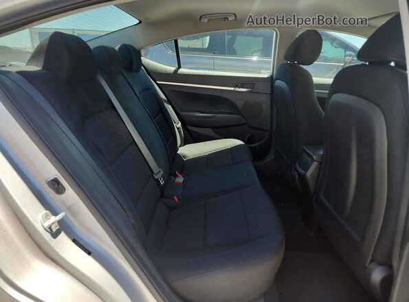 5NPD74LF5KH462340 2019 HYUNDAI ELANTRA Серебряный Вид задних сидений