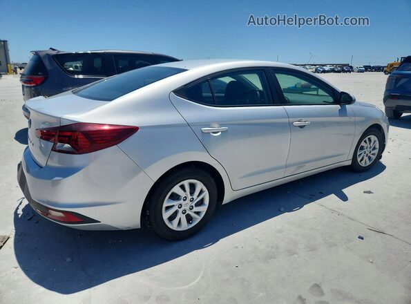 5NPD74LF5KH462340 2019 HYUNDAI ELANTRA Серебряный Задняя правая четверть