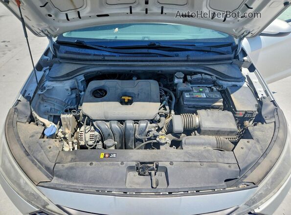 5NPD74LF5KH462340 2019 HYUNDAI ELANTRA Серебряный Вид задней части салона