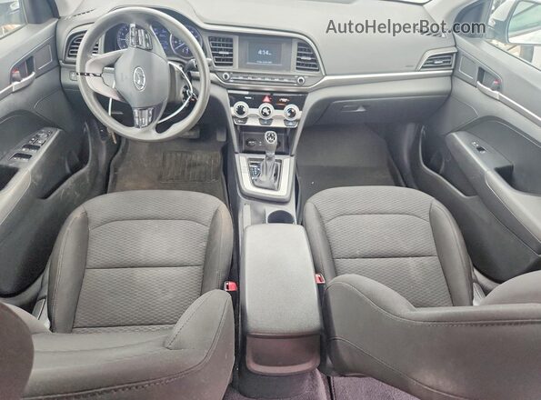 5NPD74LF5KH462340 2019 HYUNDAI ELANTRA Серебряный Вид панели приборов