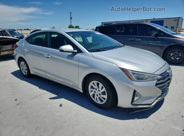 5NPD74LF5KH462340 2019 HYUNDAI ELANTRA Серебряный Передняя правая четверть