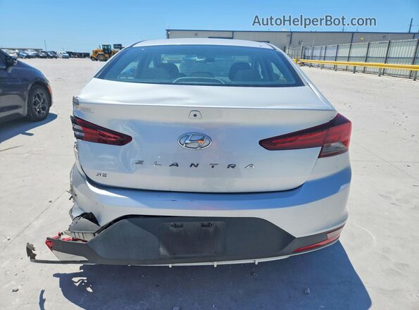 5NPD74LF5KH462340 2019 HYUNDAI ELANTRA Серебряный Вид сзади