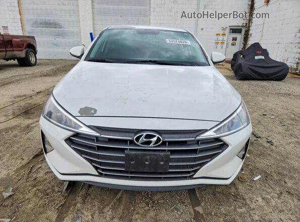 5NPD74LF5KH465559 2019 HYUNDAI ELANTRA White Դիմացի տեսք