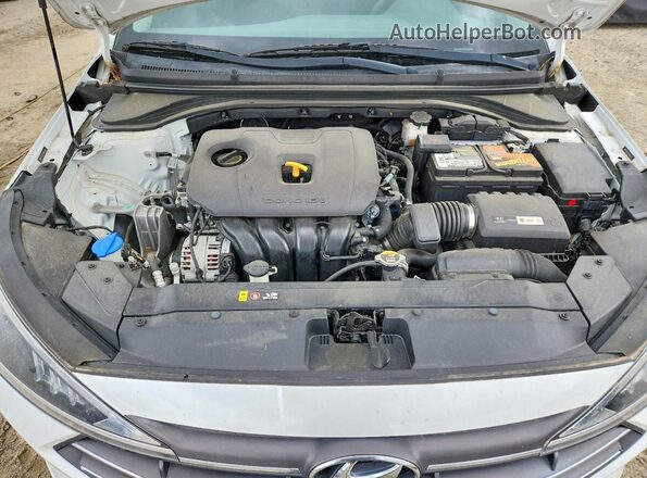5NPD74LF5KH465559 2019 HYUNDAI ELANTRA White Սալոնի հետևի տեսք