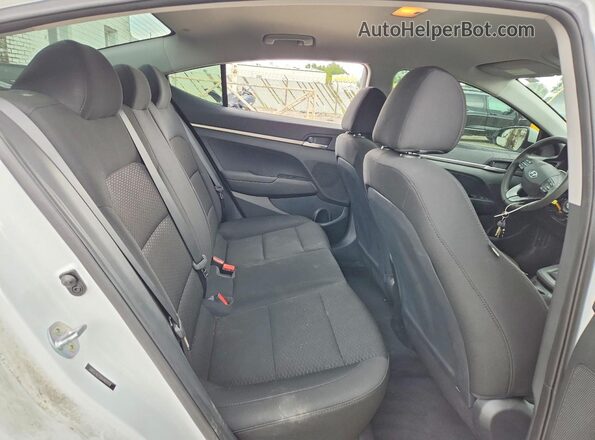 5NPD74LF5KH465559 2019 HYUNDAI ELANTRA White Հետևի նստատեղերի տեսք