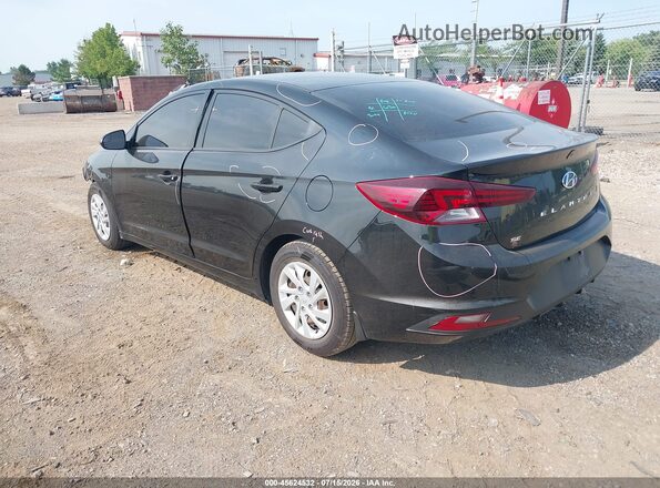 5NPD74LF5KH480904 2019 HYUNDAI ELANTRA Black Tył lewy