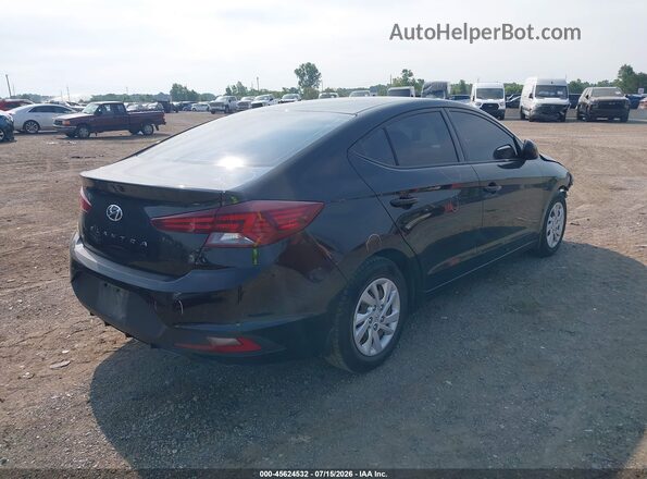 5NPD74LF5KH480904 2019 HYUNDAI ELANTRA Black Tył prawy