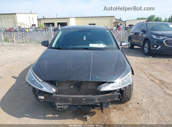 5NPD74LF5KH480904 2019 HYUNDAI ELANTRA Black Widok zestawu wskaźników