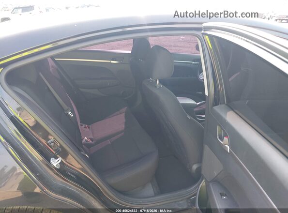 5NPD74LF5KH480904 2019 HYUNDAI ELANTRA Black Widok naklejki z numerem VIN