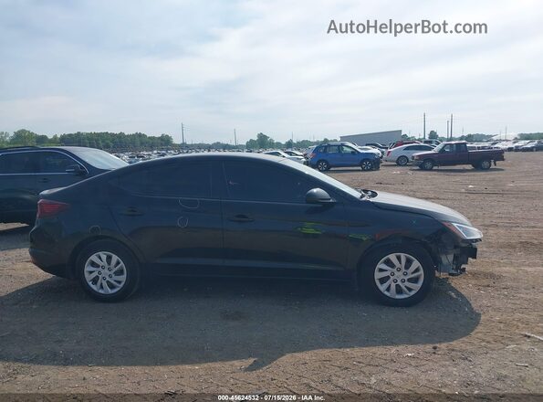 5NPD74LF5KH480904 2019 HYUNDAI ELANTRA Black Widok wnętrza z tyłu