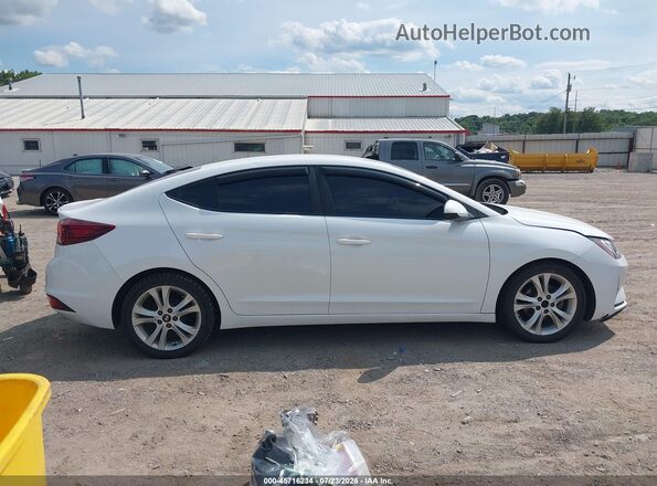 5NPD74LF5KH487982 2019 HYUNDAI ELANTRA White Սալոնի հետևի տեսք