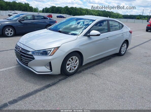 5NPD74LF5KH488050 2019 HYUNDAI ELANTRA Silver Front left