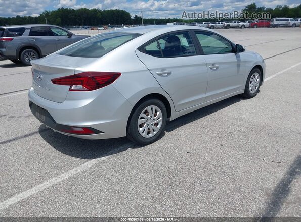 5NPD74LF5KH488050 2019 HYUNDAI ELANTRA Silver Rear right