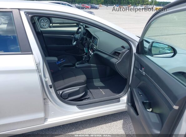 5NPD74LF5KH488050 2019 HYUNDAI ELANTRA Silver Front interior view