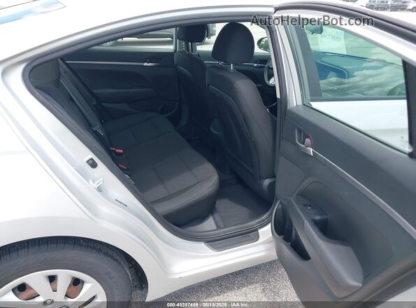 5NPD74LF5KH488050 2019 HYUNDAI ELANTRA Silver VIN sticker view