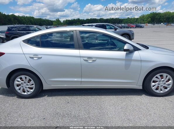 5NPD74LF5KH488050 2019 HYUNDAI ELANTRA Silver Rear interior view