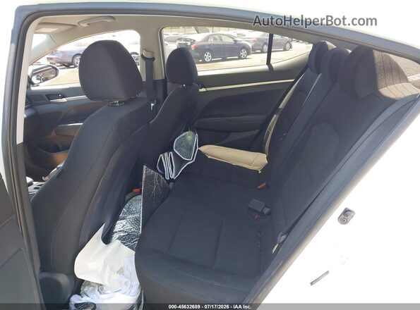 5NPD74LF5KH488484 2019 HYUNDAI ELANTRA White VIN sticker view